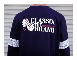 OG552：OG CLASSIX TWO ARM LINE DICE 5.6oz L/S TEE