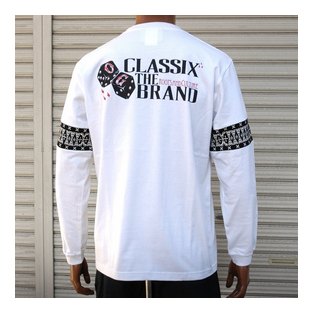 OG552：OG CLASSIX TWO ARM LINE DICE 5.6oz L/S TEE