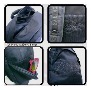 BF500-23A：BLACK FLYS B FLOW LOGO BACK PACK