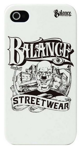 BL36-3302：BALANCE TOON TOWN iphone CASE (アウトレット商品)