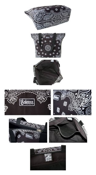 BL36-4701：BALANCE BANDANA ZIP BAG (バンダナ柄ジップバッグ)