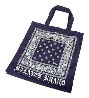 BL36-5900：BALANCE SUB BAG (軽量ナイロン地　バンダナ柄エコバッグ)