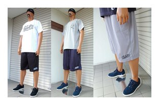 BL17-5100：BALANCE CABA FLOW MESH SHORTS (ロゴ刺繍メッシュショーツ)