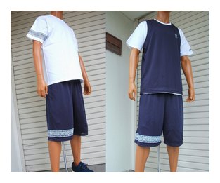 BL17-5101：BALANCE BANDANA LINE MESH SHORTS (メッシュ生地ショーツ)