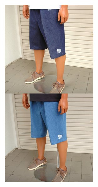 BL17-5402：BALANCE 2-FACE DENIM CHINOS HALF PANTS