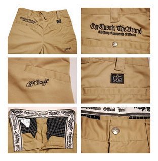 OG3030：OG CLASSIX STRAIGHT OFFICIAL WORK PANTS
