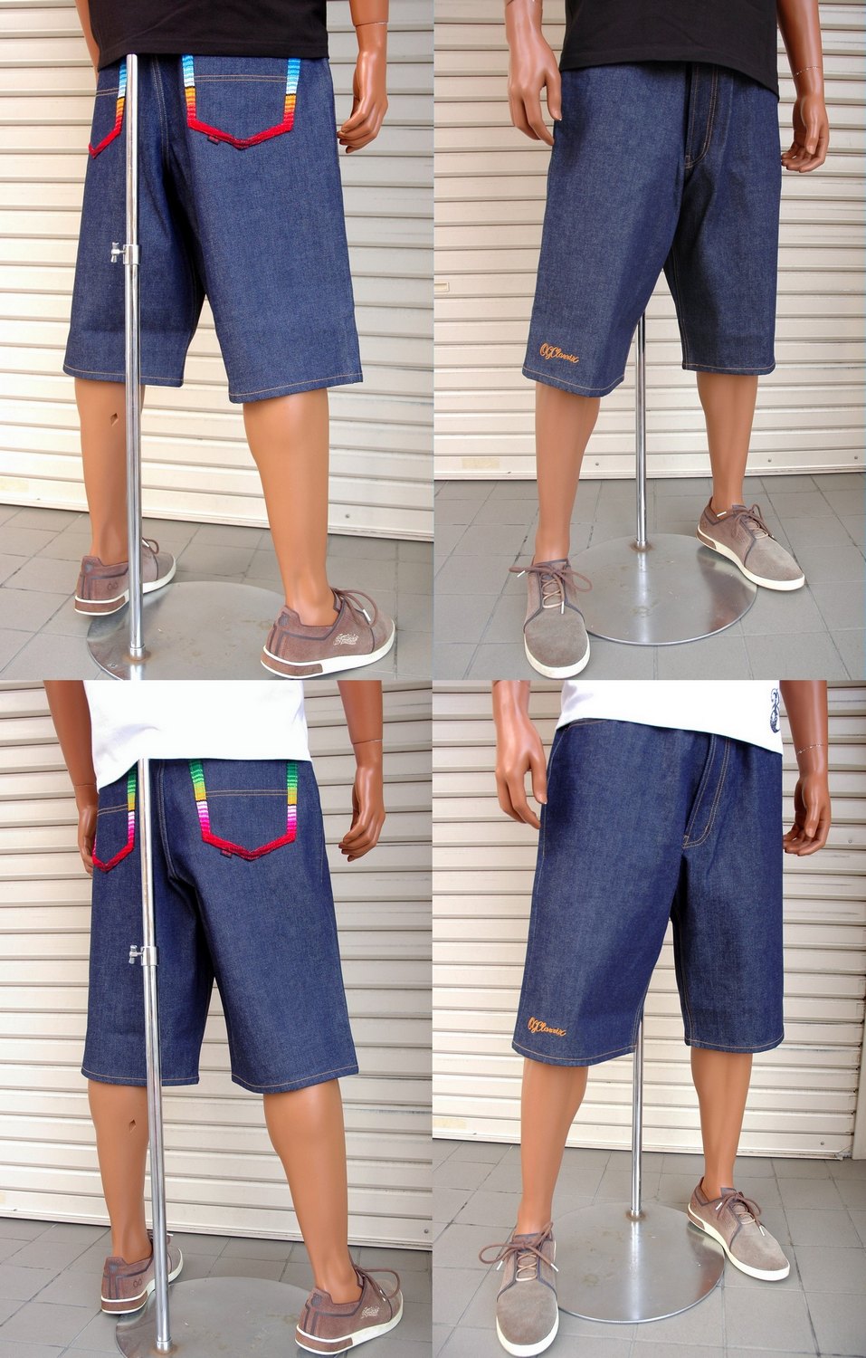 OG CLASSIX EL CAMINO DENIM RAIMBOW SHORT PANTS (サラペハーフパンツ 