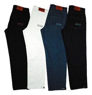 B-144：BALANCE CARTOON 1 BOTTOM LOCK ジーンズ