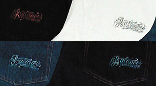 B-144：BALANCE CARTOON 1 BOTTOM LOCK ジーンズ