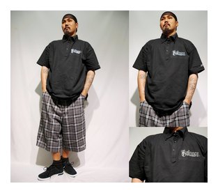 BL04-3701：BALANCE STONE POLO SHIRTS (クリスタル ラインストーンロゴ)
