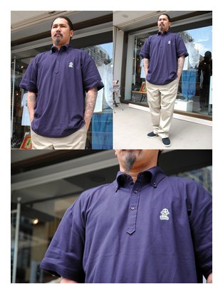 BL04-4301：BALANCE BALANCEMAN POLO (刺繍入りボタンダウンポロシャツ) (SALE商品)