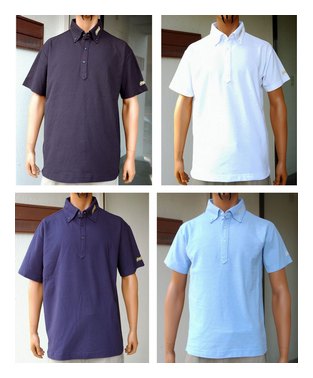 BL04-4701：BALANCE ELLY ButtonDown POLO (刺繍入りボタンダウンポロシャツ)