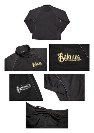 BL22-4001：BALANCE UNDERGROUND JERSEY SET-UP (刺繍入りジャージセットアップ)