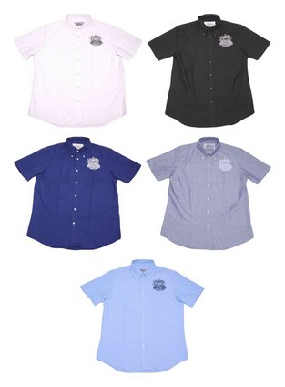 BL02-3702：BALANCE CALAVERA S/S OX SHIRTS (エンブレム刺繍ロゴ)