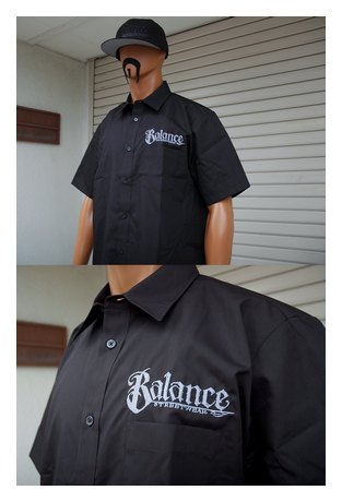 BL02-5002：BALANCE OFFICIAL COLOR SHIRTS (半袖ブロードシャツ)