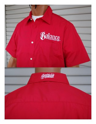 BL02-5002：BALANCE OFFICIAL COLOR SHIRTS (半袖ブロードシャツ)
