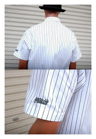 BL02-6201：BALANCE STRIPE S/S WORK SHIRTS (半袖)