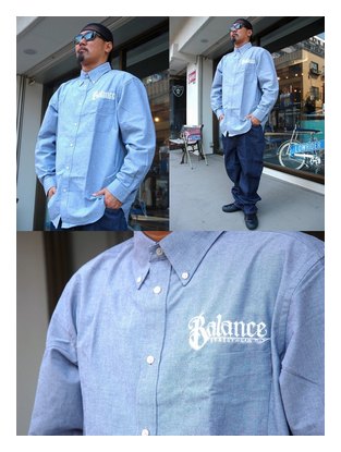 BL03-3902：BALANCE THE BALANCE OX BD SHIRTS (刺繍入りオックスフォードボタンシャツ)