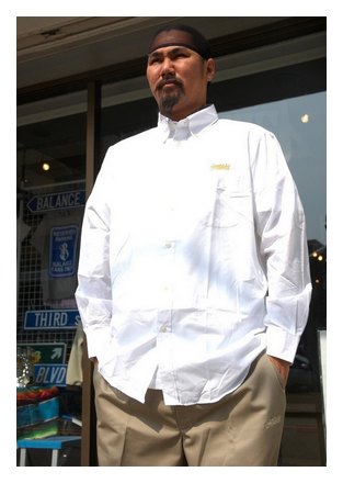 BL03-4002：BALANCE ONE POINT COLOR SHIRTS (長袖ブロードシャツ) (アウトレット商品)