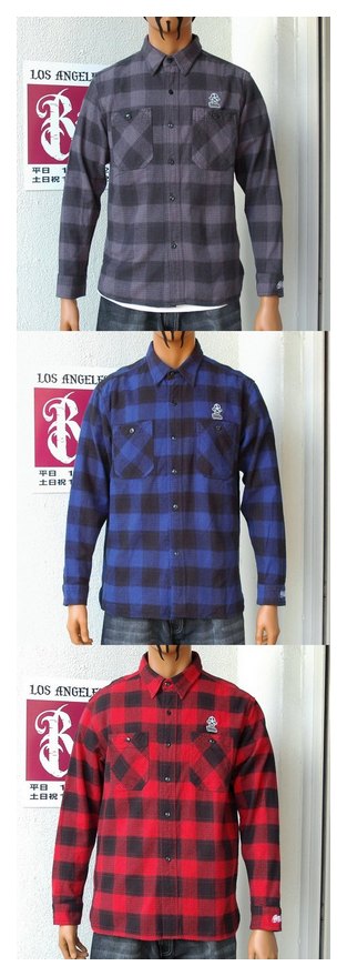 BL03-4601：BALANCEMAN NEL SHIRTS (チェックネルシャツ) (SALE商品)