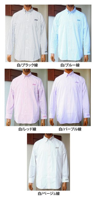 BL03-5001：BALANCE TOON-1 BD STRIPE SHIRTS (ボタンダウン長袖ストライプシャツ)