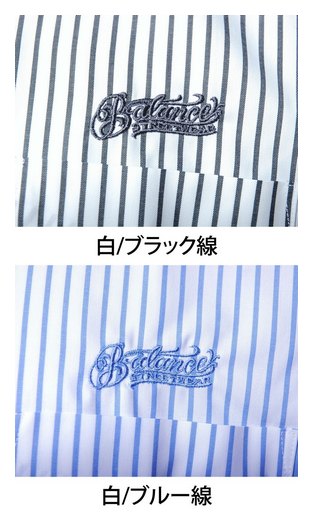 BL03-5001：BALANCE TOON-1 BD STRIPE SHIRTS (ボタンダウン長袖ストライプシャツ)