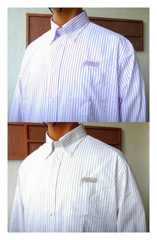 BL03-5001：BALANCE TOON-1 BD STRIPE SHIRTS (ボタンダウン長袖ストライプシャツ)