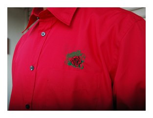 BL03-5601：BALANCE ROSE BUTTON SHIRTS (長袖ブロードシャツ)