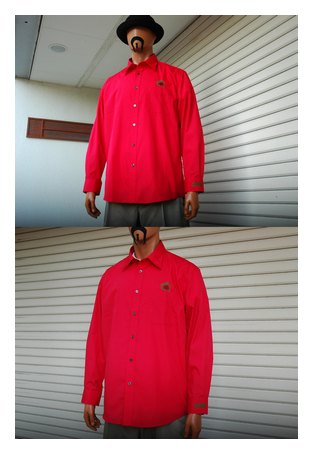 BL03-5601：BALANCE ROSE BUTTON SHIRTS (長袖ブロードシャツ)