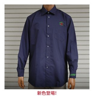 BL03-5601：BALANCE ROSE BUTTON SHIRTS (長袖ブロードシャツ)