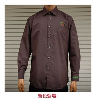 BL03-5601：BALANCE ROSE BUTTON SHIRTS (長袖ブロードシャツ)