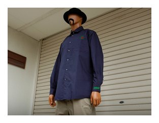 BL03-5601：BALANCE ROSE BUTTON SHIRTS (長袖ブロードシャツ)