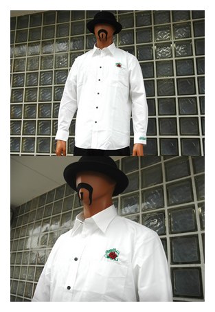 BL03-5601：BALANCE ROSE BUTTON SHIRTS (長袖ブロードシャツ)