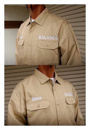 BL03-5701：BALANCE G-STYLE WORK SHIRTS (長袖ワークシャツ)