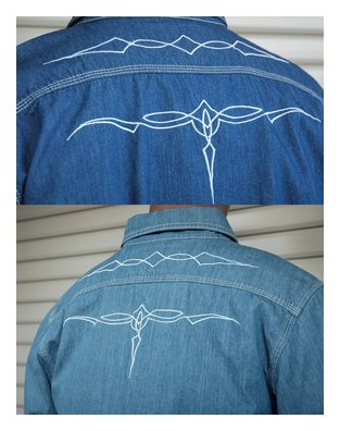 OG2089：OG CLASSIX PINST DENIM WORK SHIRTS