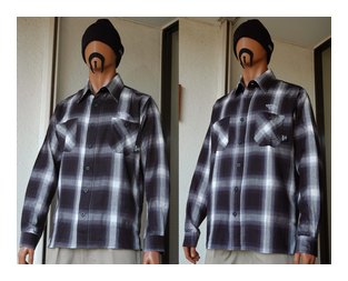 OG2145-2：OG CLASSIX VENICE BLVD FLANNEL SHIRTS