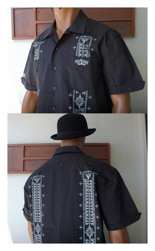 OG2153：OG CLASSIX CROSS LINE CUBA S/S SHIRTS (半袖キューバシャツ)