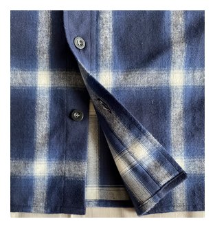 OG2208：OG CLASSIX OMBRE CHECK FLANNEL SHIRTS