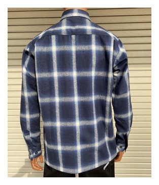 OG2208：OG CLASSIX OMBRE CHECK FLANNEL SHIRTS