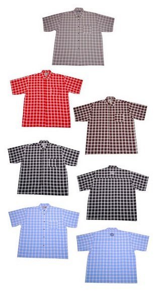 SS02-2801：SUERTE SACO S/S TEXACO CHECK