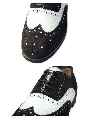 BL13-5000：BALANCE CLASSIC WING TIP SHOES (ブラック/ホワイト)