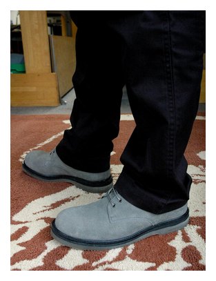 BL13-6000：BALANCE 4-HOLE LOW CUT BOOTS (グレースエード)