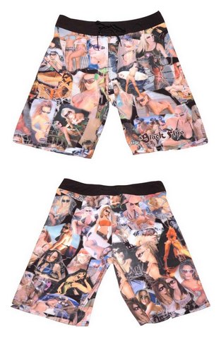 BF300-25C：BLACK FLYS FG GRAPHIC SURF TRUNKS