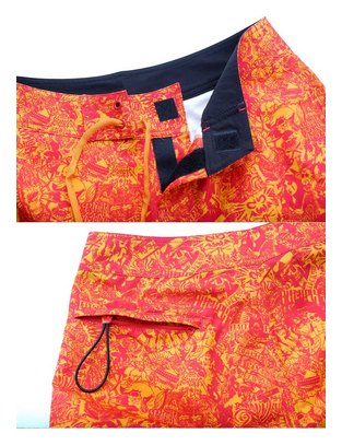 BF300-26D：BLACK FLYS COLLAGE SURF TRUNKS