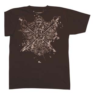 B1004：BASEMENT CREST S/S T-SHIRT