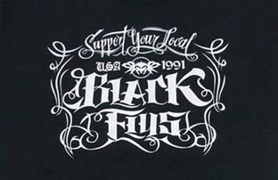 BF200-23D：BLACK FLYS LoCali LOGO 2nd S/S TEE
