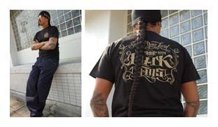 BF200-23D：BLACK FLYS LoCali LOGO 2nd S/S TEE