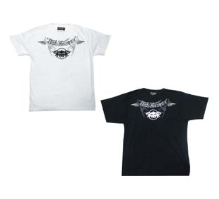 BF200-23F：BLACK FLYS BLK NCK S/S TEE