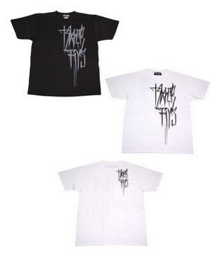 BF200-24E：BLACK FLYS CRACK LOGO S/S TEE