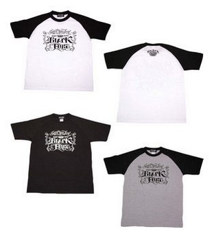 BF200-24L：BLACK FLYS LoCali LOGO RAGLAN S/S TEE